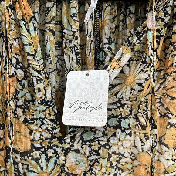 Free People Multicolor Floral Long Sleeve Dress - Picture 3 of 6